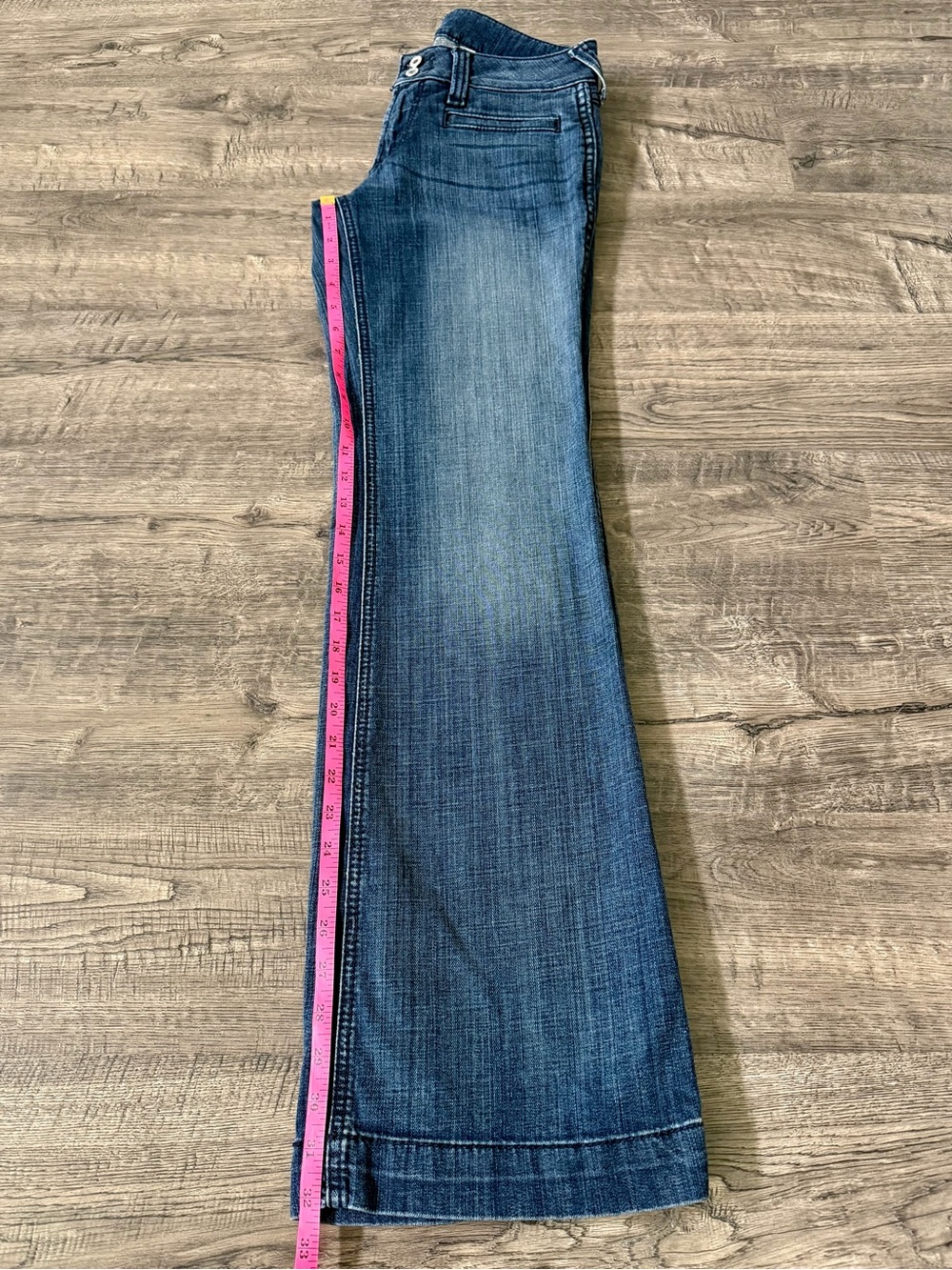 Ariat Bluebell Trouser Jeans 27 Dark Wash Western Rodeo Bootcut - Picture 10 of 12
